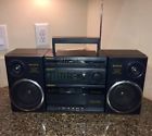 Cfs-1200 Sony Vintage Boom Box Ghetto Blaster Way Detachable Speakers