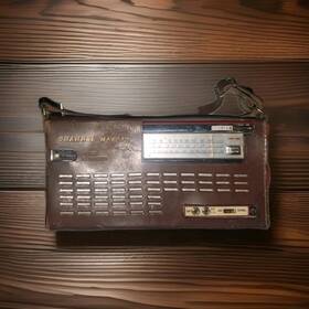 12-1253b Channel Master Vintage Portable Radio Model Earphone Jack Mpn