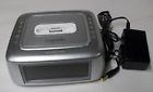 Ci201 Capello Life Lab Compact Silver Iphone Docking Digital Clock Radio