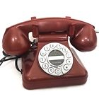Cicena Vintage Savoy Red Push Button Corded Phone Old School