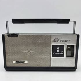 8tp-902 Corvette 1960s Rare 8 Transistor Radio Untested Japan