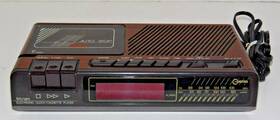 Crc-2108 Cosmo Electronic Alarm Clock Fm/am Radio Cassette Player Tested