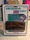 Cr-145 Spectra Vintage Model Am Fm Digital Clock Radio Portable Black