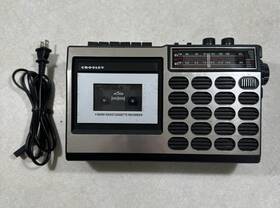 Ct100b-si Crosley Retro Portable Cassette Player With Am/fm Radio Excellent