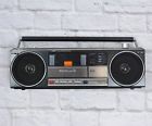 Cs-360bh Aiwa Boombox Stereo Cassette Aux Recorder Speakers Work