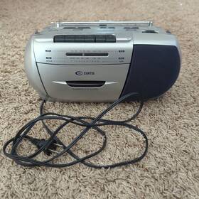 119b Curtis Radio And Cassette Tape Player Recorder Electric Battery Operated