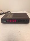 D-3240 Magnavox Vintage Simulated Wood Cabinet Alarm Clock Radio Model