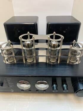 Lp2126530 Dayton Audio Hta100bt 100 Watt Vacuum Tube Hybrid Stereo Amplifier