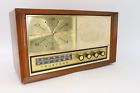 Dc2457 Truetone Vintage Radio Am Fm Receiver Electric Clock Man Cave