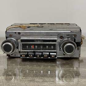 7302524-b Delco 25326-4w Vintage Gm Push Button Am Radio In Dash Buick Not Working