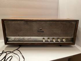 Fms-413u Delmonico Vintage Radio Am/fm Model Works