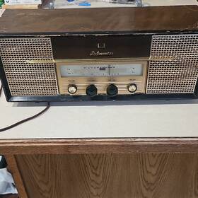 Delmonico Tfm-99 Vintage Electric Tube Radio Model Tfm-99u Victor Co Japan Turns On