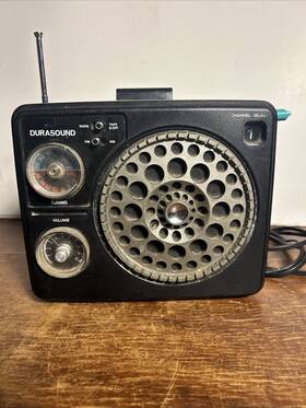2000af Durasound Vintage Fm Am 8 Track Portable Radio Model