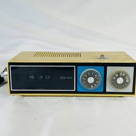 Ds-4531 Dyn Vintage Electronics Flip Dial Alarm Clock Am/fm Radio Atomic Mcm