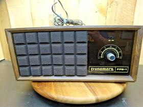 Fps-1 Dynamark Vintage Am Radio Army Tuner - Powers Up