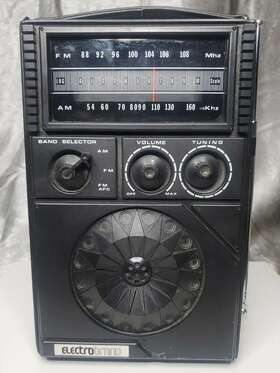 40-4644 Electro Brand Electrobrand Vtg Radio Antenna Fm Am Afc Portable Ac/dc Headphone Jack