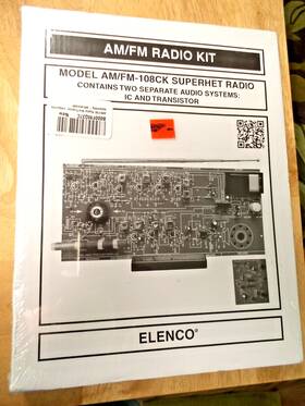 Fm-108ck Elenco Am/fm-108ck Radio Kit Nos Nib