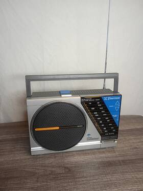 3910 Emeron Vintage Instant Weather Am/fm Radio Pm Tester And Sounds Great