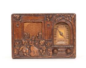 Bm247 Emerson Vintage Snow White Repwood Radio Excellent And Original Works