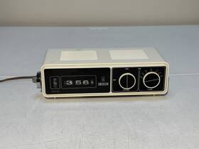 Dca-71 Emerson Roller Flip Clock Radio Made In Taiwan Rare Vtg 70s Read