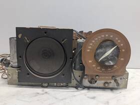 Fu-427 Emerson Vintage Tube Radio Chassis Speaker Assembly Parts Repair