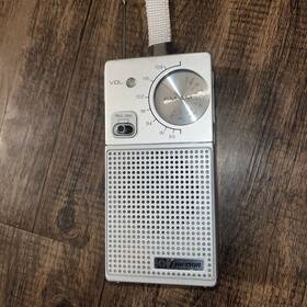 P3751a Emerson Rare Vintage Fm/am 2 Band Transistor Receiver Hong Kong Works