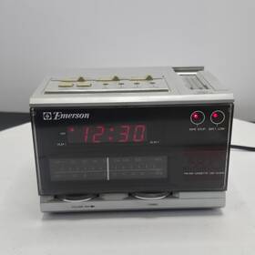 Rc5820 Emerson Vintage Clock Radio Cassette Player Not Working Tape