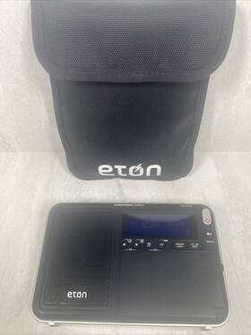 Eton 750254808791 Grundig Traveler Iii Edition Black Radio/am/fm/lw/sw Alarm Tested And Works