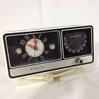 F-252w Zenith Vintage Solid State Am Alarm Woodgrain Clock Radio Works