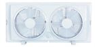 F-5280a Cool Works White Plastic Twin Window Fan 674465000952