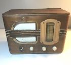 Pre-ww2 Fe-51 Ge Antique Neral Electric Bc Sw Band Receiver Wooden Radio