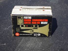 Mar-180 Fedtro Mickey Mantle Marine Communication Center Deluxe Boating 1965 New