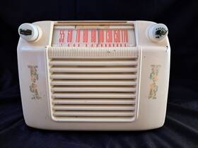 4-a-25 Firestone Vintage Air Chief Am Radio Model - Works
