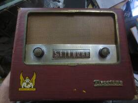4-c-18 Firestone Vintage Portable All Transistor Model Radio Parts/repair