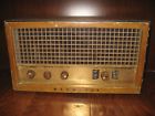 Fm017 Magnavox Vintage Am Fm Table Top Radio Wood Cabinet Working