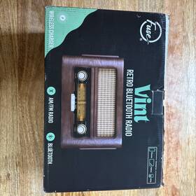 Rad-v2 Fuse Vint Real Wood Exterior Vintage Retro Bluetooth Radio Wireless Rad-v2 Fuse Vint Real Wood Exterior Vintage Retro Bluetooth Radio Wireless