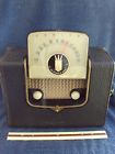 G503k Zenith Model Portable Tube Radio Leatherete Case Antique