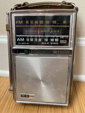 2845d Ge Vintage Radio General Electric 2 Way Model