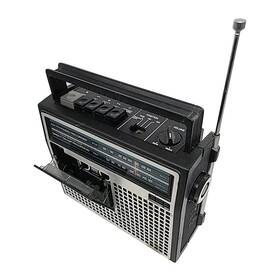 3-5206a Ge General Electric Vintage Boombox Am Fm Cassette Model No. 3-5206 A