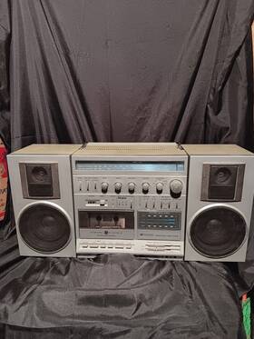 3-5267a Ge Vtg 1982 Very Rare General Electric Transporable Music System Model No