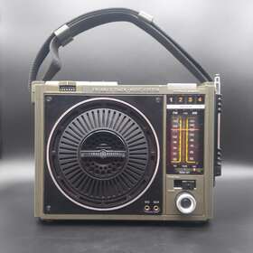 3-5507a Ge Vtg Loud Mouth General Electric Portable 8-track Am/fm Radio Read More