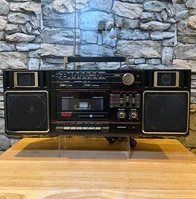 3-6661a Ge Vtg 80s Boom Box Am/fm Cassette Equalizer Sold As Is Tape Deck Repair