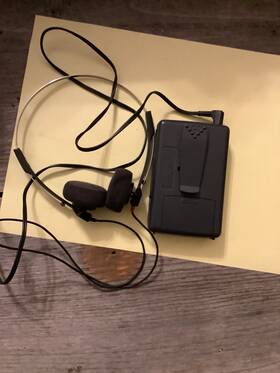 7-163t Ge General Electric A Am/fm Stereo Headset Radio
