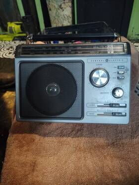 7-28810 Ge Mint Vintage General Electric Super Radio 2 Superradio Ii Am/fm