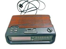 7-4613b Ge Vintage General Electric Am Fm Clock Radio With Alarm Battery Back Up