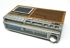 7-4975a Ge Vintage General Electric Alarm Clock Radio Am/fm Cassette Player