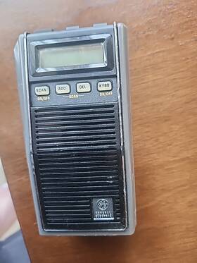 9891912 Ge General Electric Two Way Radio Vintage