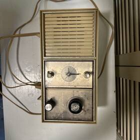 C4510b Ge C-4510 Vintage General Electric Solid State Alarm Clock Fm/am Radio Model Rare