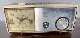 C1430a Ge Vintage Retro General Electric Clock Radio Funky 1950s