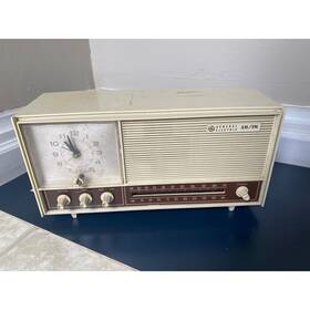C1520a Ge Vintage Retro General Electric Clock Radio Funky 1950s